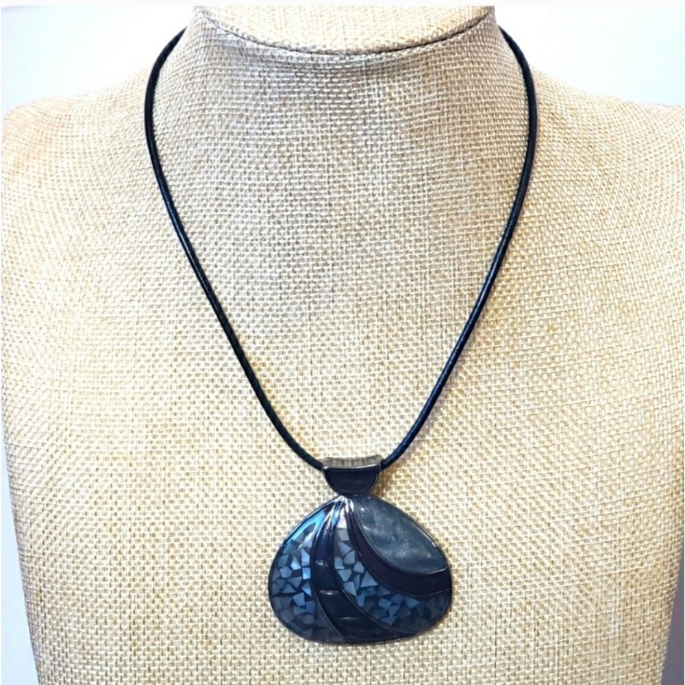 LIA SOPHIA SEASIDE Enameled Pendant Necklace